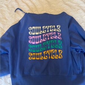 SoulCycle cropped hoodie